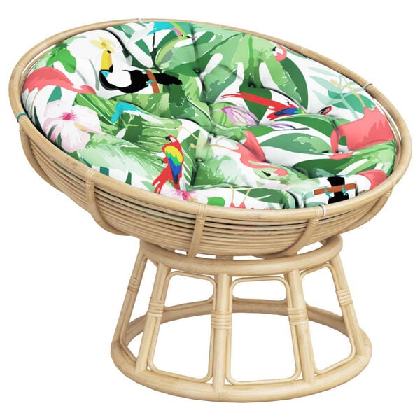 vidaXL Kulat&yacute; sed&aacute;k v&iacute;cebarevn&yacute; &Oslash; 100 x 11 cm oxfordsk&aacute; tkanina