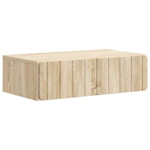 vidaXL N&aacute;stěnn&yacute; bočn&iacute; stůl Dub sonoma 59 x 34,5 x 17 cm