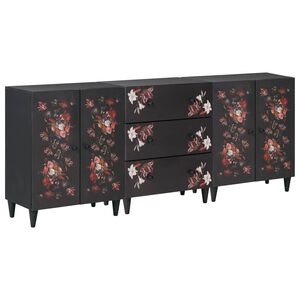 vidaXL &Uacute;ložn&eacute; skř&iacute;ně 3 ks 180 x 33 x 75 cm Masivn&iacute; mangov&eacute; dřevo