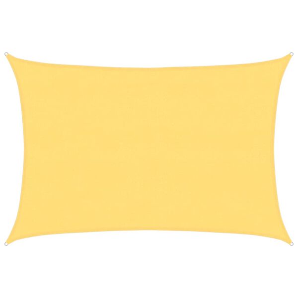 vidaXL Plachta proti slunci z HDPE obdélníková 4x6 m béžová