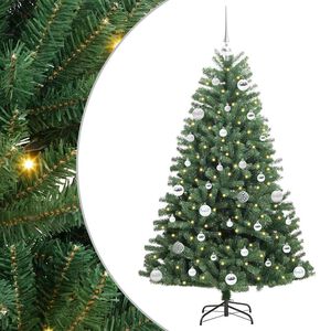 vidaXL Uměl&yacute; Skl&aacute;dac&iacute; V&aacute;nočn&iacute; Strom Zelen&aacute; 150 cm PVC a kov
