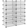 vidaXL Botn&iacute;k průhledn&yacute; 94,5 x 36,5 x 106 cm PP