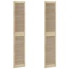vidaXL Skř&iacute;ňov&eacute; dveře se dveřmi 2 pcs Př&iacute;rodn&iacute; 201 x 2,1 x 39,5 cm
