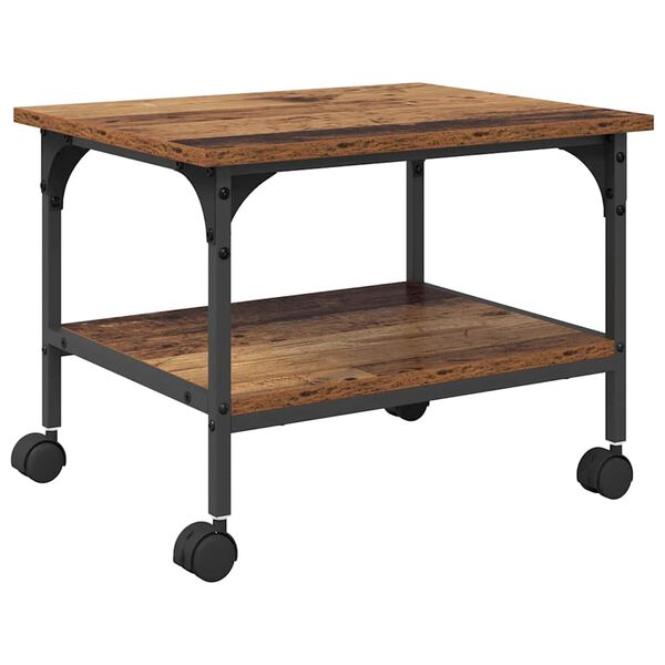 vidaXL Stojan na tisk&aacute;rnu Star&eacute; dřevo 50 x 40 x 38 cm kompozitn&iacute; dřevo