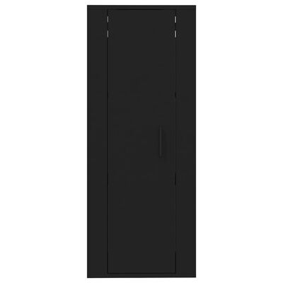 vidaXL Nástěnná TV skříňka černá 40x34,5x100 cm