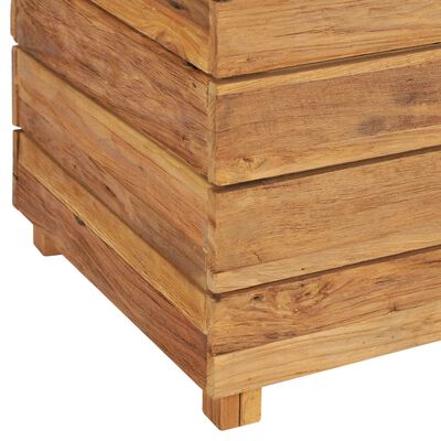 vidaXL Vyvýšený záhon 150x40x72 cm recyklované teakové dřevo a ocel