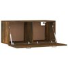 vidaXL N&aacute;stěnn&aacute; skř&iacute;ňka kouřov&yacute; dub 80 x 35 x 36,5 cm kompozitn&iacute; dřevo