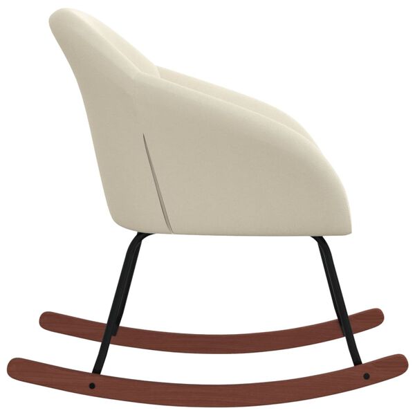 vidaXL Houpac&iacute; křeslo kr&eacute;mov&eacute; textil