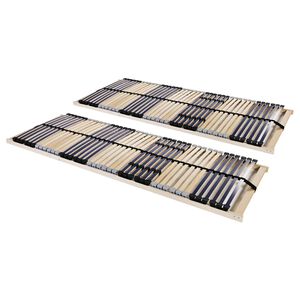 vidaXL Lamelov&eacute; ro&scaron;ty do postele 2 ks 42 lamel 7 z&oacute;n 70 x 200 cm