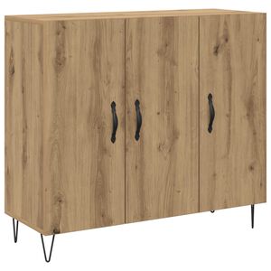 vidaXL Serv&iacute;rovac&iacute; skř&iacute;ň Artisanov&yacute; dub 90 x 32,5 x 80 cm