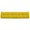 vidaXL Pol&scaron;t&aacute;ř na z&aacute;da Žlut&aacute; 200 x 24 x 50 cm samet