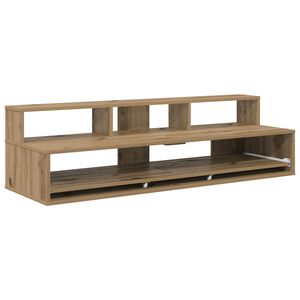 vidaXL Studio stůl Dub artisan 110 x 42,5 x 36 cm Kompozitn&iacute; dřevo