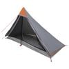 vidaXL Stan na turistiku &Scaron;ed&aacute; a oranžov&aacute; 222 x 85 x 125 cm