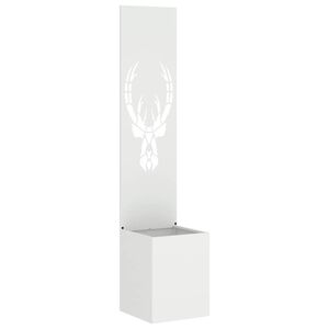 vidaXL Soukrom&iacute; na zahradě Zv&iacute;řec&iacute; potisk B&iacute;l&aacute; 32 x 32 x 150 cm