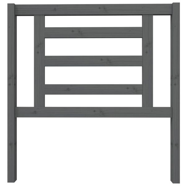 vidaXL Čelo postele &scaron;ed&eacute; 96 x 4 x 100 cm masivn&iacute; borovice