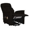 vidaXL Zvedac&iacute; mas&aacute;žn&iacute; křeslo čern&eacute; l&aacute;tka z mikrovl&aacute;kna