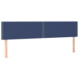 vidaXL Čela postele modr&aacute; 180x5x78/88 cm l&aacute;tka