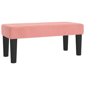 vidaXL Lavice růžov&aacute; 70 x 30 x 30 cm samet