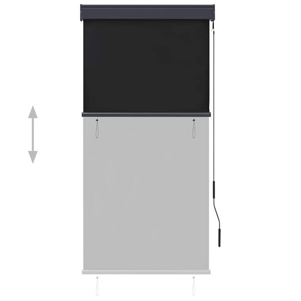 vidaXL Venkovn&iacute; roleta 80 x 250 cm antracitov&aacute;