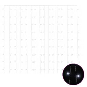 vidaXL Světeln&yacute; z&aacute;věs 3x3 m 300 LED diod studen&eacute; b&iacute;l&eacute; světlo 8 funkc&iacute;