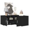 vidaXL Rohová skříňka černá 160 x 40 x 45 cm kompozitní dřevo
