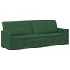 vidaXL 3-m&iacute;stn&aacute; pohovka Jungle Green 220 x 81 x 82 cm Žebrovan&aacute; l&aacute;tka