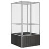 vidaXL Ptač&iacute; klec antracitov&aacute; 111 x 107 x 211,5 cm pozinkovan&aacute; ocel