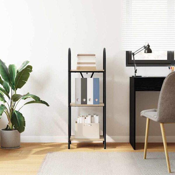 vidaXL Knihovna Sonoma dub 40 x 30 x 109 cm Kompozitn&iacute; dřevo