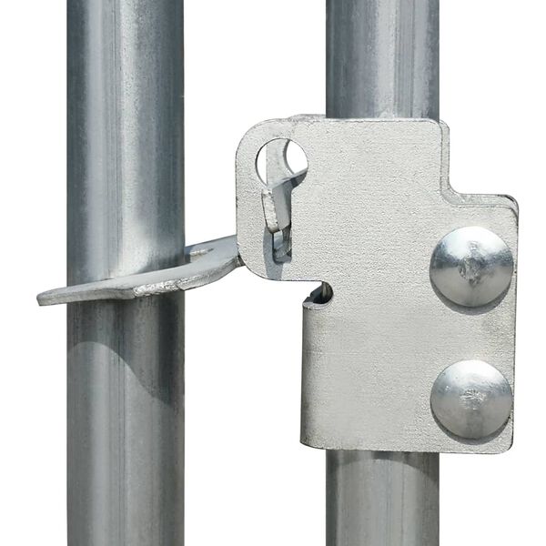 vidaXL Venkovn&iacute; klec pro kuřata z pozinkovan&eacute; oceli 2 x 2 x 1,92 m