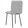 vidaXL Jídelní židle 4 ks světle šedé samet