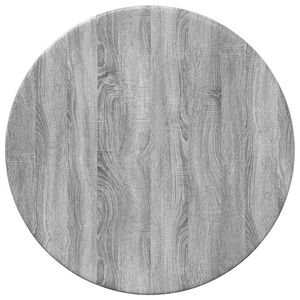 vidaXL Deska stolu &Oslash; 30 x 1,5 cm Kulat&yacute; Kompozitn&iacute; dřevo &Scaron;ed&yacute; Sonoma