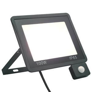 vidaXL LED reflektor se senzorem 100 W studen&eacute; b&iacute;l&eacute; světlo