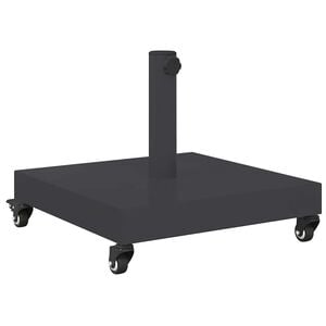 vidaXL Z&aacute;kladna pro slunečn&iacute;k Tmavě &scaron;ed&aacute; 45 x 45 x 31,5 cm
