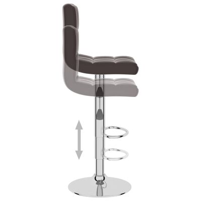 vidaXL Barová židle hnědá umělá kůže