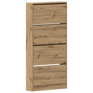 vidaXL Skř&iacute;ň na obuv 80 x 21 x 163,5 cm Kompozitn&iacute; dřevo