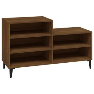 vidaXL Botn&iacute;k hněd&yacute; dub 102x36x60 cm kompozitn&iacute; dřevo