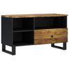 vidaXL TV stolek 80 x 33 x 46 cm masivn&iacute; mangovn&iacute;k a kompozitn&iacute; dřevo