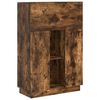vidaXL Stůl Kouřov&yacute; dub Kompozitn&iacute; dřevo 71,5 x 31,5 x 106,5 cm