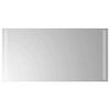 vidaXL LED koupelnov&eacute; zrcadlo Transparentn&iacute; 80 x 40 cm tvrzen&eacute; sklo