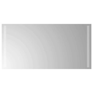 vidaXL LED koupelnov&eacute; zrcadlo Transparentn&iacute; 80 x 40 cm tvrzen&eacute; sklo