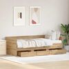 vidaXL Daybed s čelo Artisanov&yacute; dub 90 x 200 cm kompozitn&iacute; dřevo