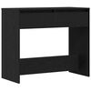 vidaXL Konzolov&yacute; stůl Black Oak 89x41x76,5 cm Dřevěn&eacute; konstrukce