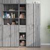 vidaXL Skř&iacute;ň highboard &scaron;ed&aacute; sonoma 30 x 42,5 x 185 cm kompozitn&iacute; dřevo