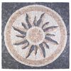 vidaXL Mosaic Tiles Sun Pattern V&iacute;cebarevn&yacute; 120 x 120 cm Mramor