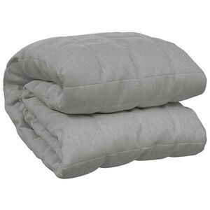 vidaXL Z&aacute;těžov&aacute; deka &scaron;ed&aacute; 150 x 200 cm 7 kg textil