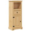 vidaXL Koupelnov&aacute; skř&iacute;ňka Corona 45 x 33 x 110 cm masivn&iacute; borov&eacute; dřevo
