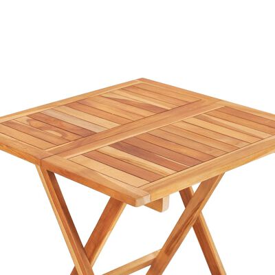 vidaXL Skládací bistro stolek 60 x 60 x 65 cm masivní teakové dřevo