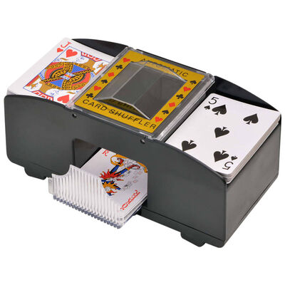 vidaXL Kombinovaný set poker/blackjack s 600 laserovými žetony hliník