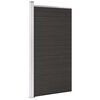 vidaXL Plotov&yacute; d&iacute;lec WPC 95 x 186 cm čern&yacute;