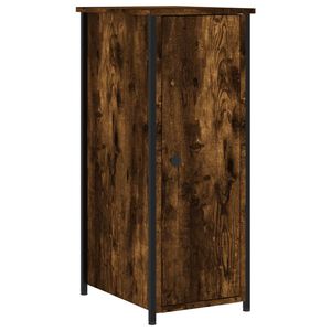 vidaXL Nočn&iacute; stolek kouřov&yacute; dub 32 x 42 x 80 cm kompozitn&iacute; dřevo